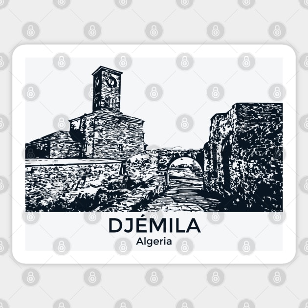 Djémila - Algeria Sticker by Lakeric